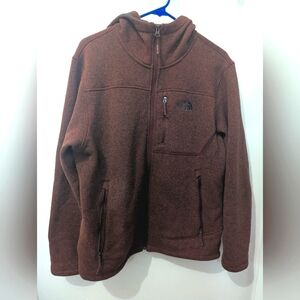 The North Face Maroon Fleece Jacket